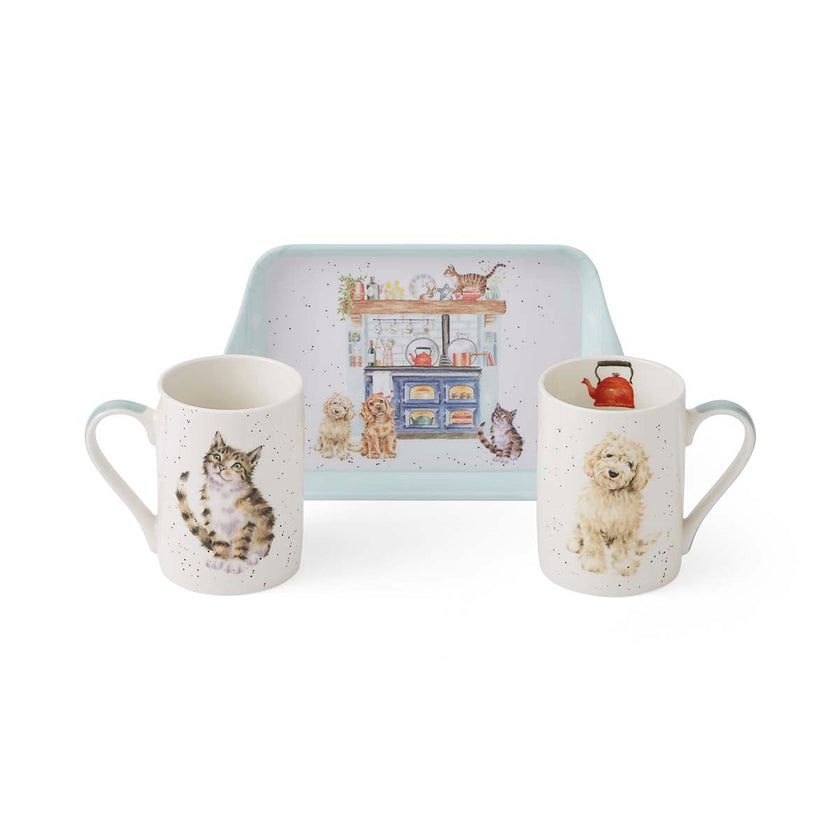 Royal Worcester - MUG & TRAY SET - COUNTRY KITCHEN