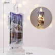 Christmas Transparent Electronic Flameless Candles Decorative Gifts