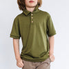Youth Bamboo Polo Shirt | Olive