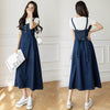 Spring And Autumn New Korean Style Casual All-matching Jeans Suspender Dress