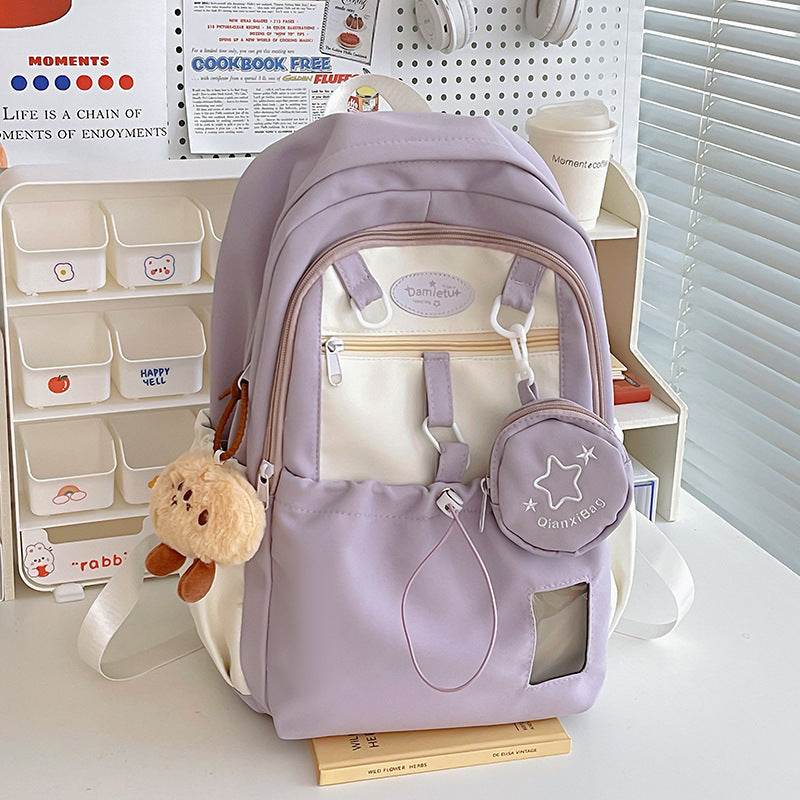 Large Capacity Easy Wash School bag Girls Backpack
