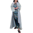 Muslim Robe Dubai Outerwear Bright Silk Dress