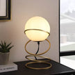 Metal Stand Table Lamp For Living Room - LED Lamp - Gold Spiral 4 Ring