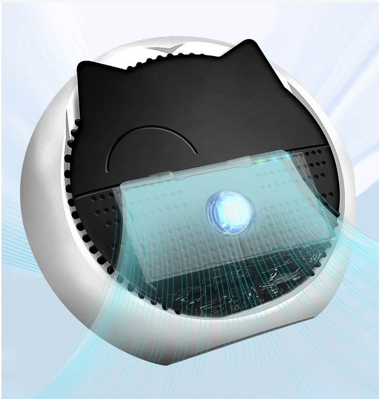 Smart Pet Litter Box Deodorizer & Air Purifier for Cats & Dogs – USB Rechargeable, White