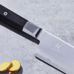 MIYABI 4000 FC Couteau Nakiri 6,5 pouces – Manche noir