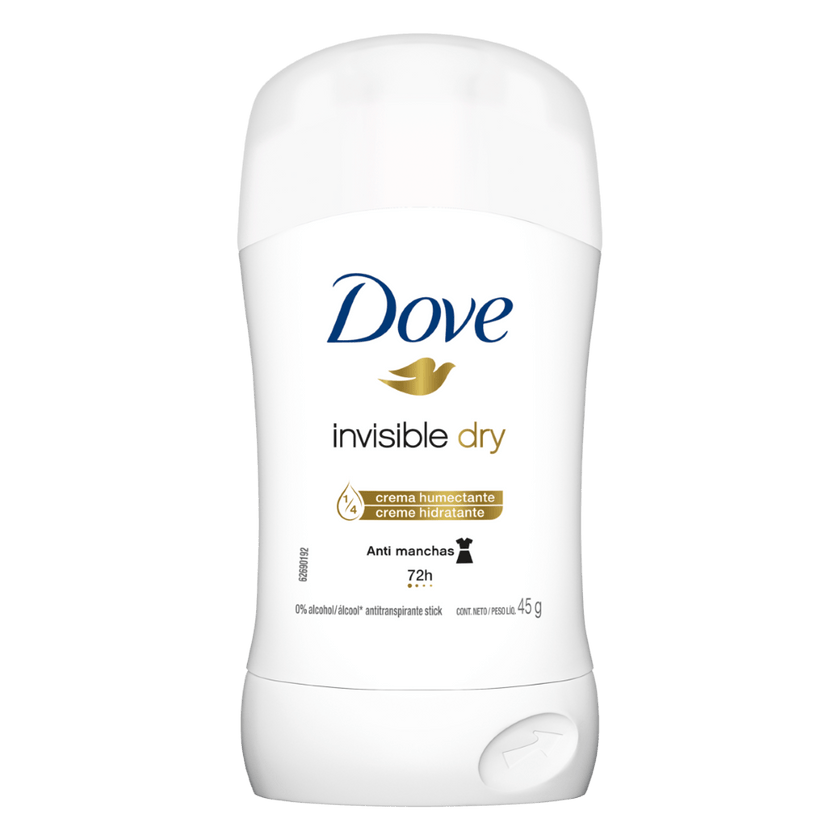 DOVE ANITPERSPIRANT STICK - INVISIBLE DRY 45MLOZ