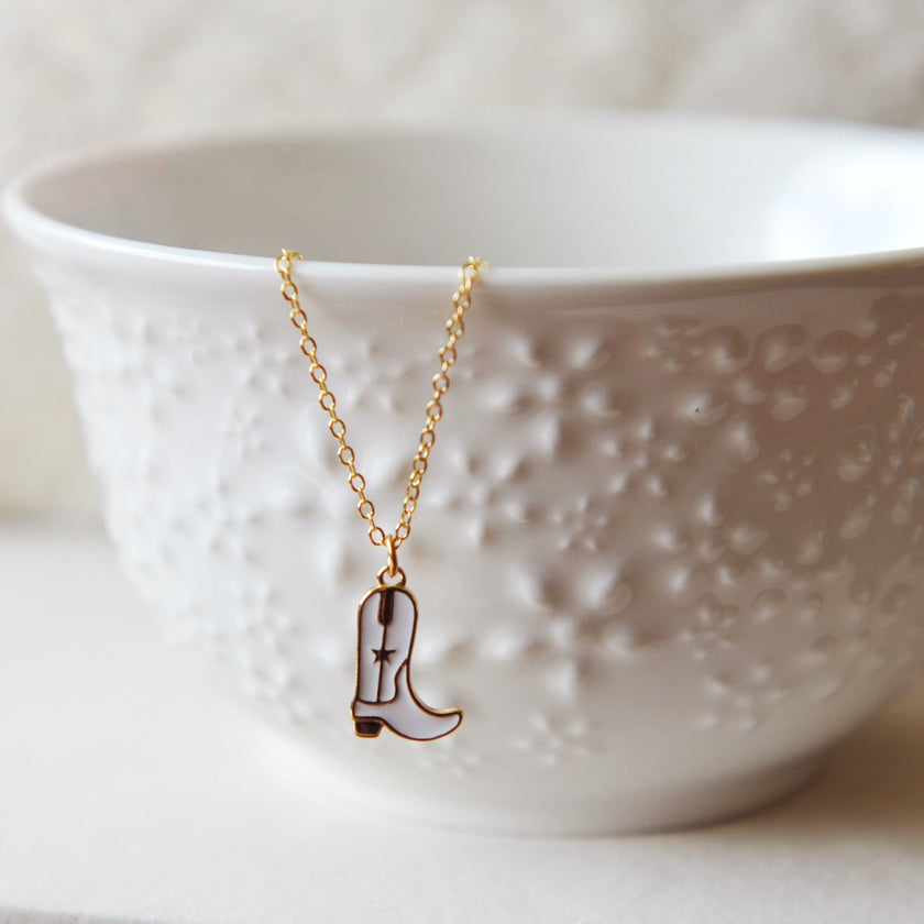 Kataleya Cowboy Boot Necklace