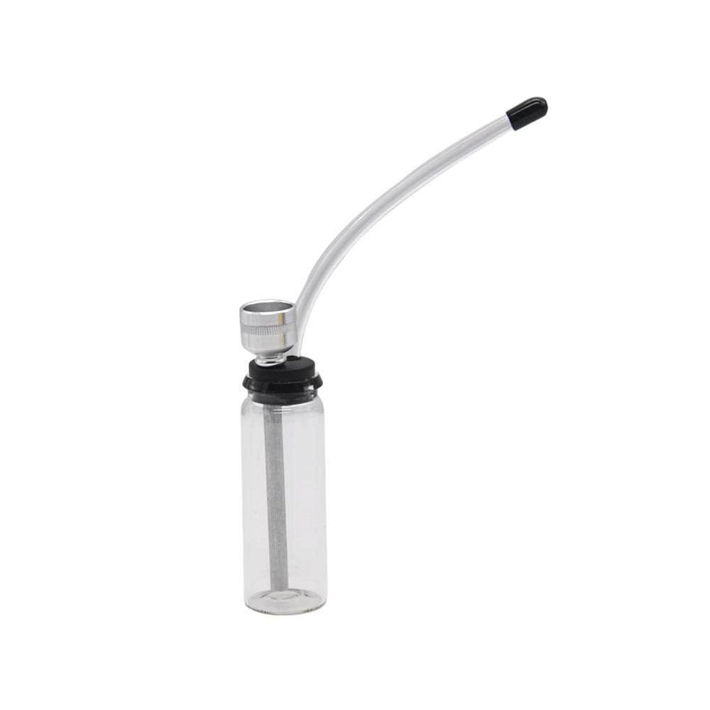 Glass pipe made of metal aluminum hookah