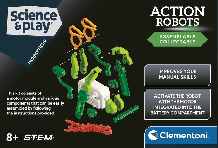 Clementoni - SCIENCE & JEU : ROBOT EXTRÊME - GRIMPEUR
