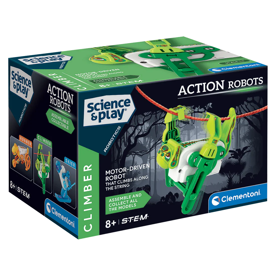 Clementoni - SCIENCE & JEU : ROBOT EXTRÊME - GRIMPEUR