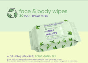 Rebels Refinery - Face and Body Wipes (30ct)