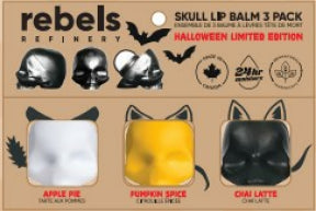 Rebels Refinery - Halloween Skull Lip Balm 3PK (3pk)