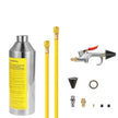 Automotive Air Conditioner System Flush Canister Gun Kit Pipe Maintenance Bottle