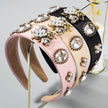 Fashion Inlaid Rhinestone pearl Headband dress headpiece