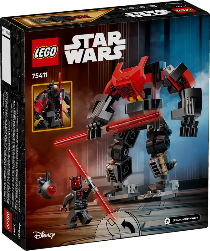 LEGO - 75411 - STAR WARS - Mech de Darth Maul - 143 pièces