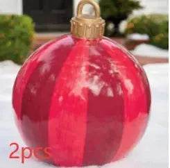 Christmas Ornament Holly Ball Outdoor Tree Decoration Christmas Balls for Yards