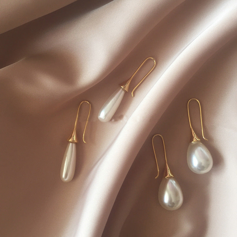 Waterdrop Pearl Drop Earrings – Long & Short Pearl Styles