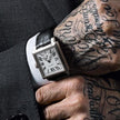 Men's Leather Watch Automatic Mechanical Waterproof Dress Watch