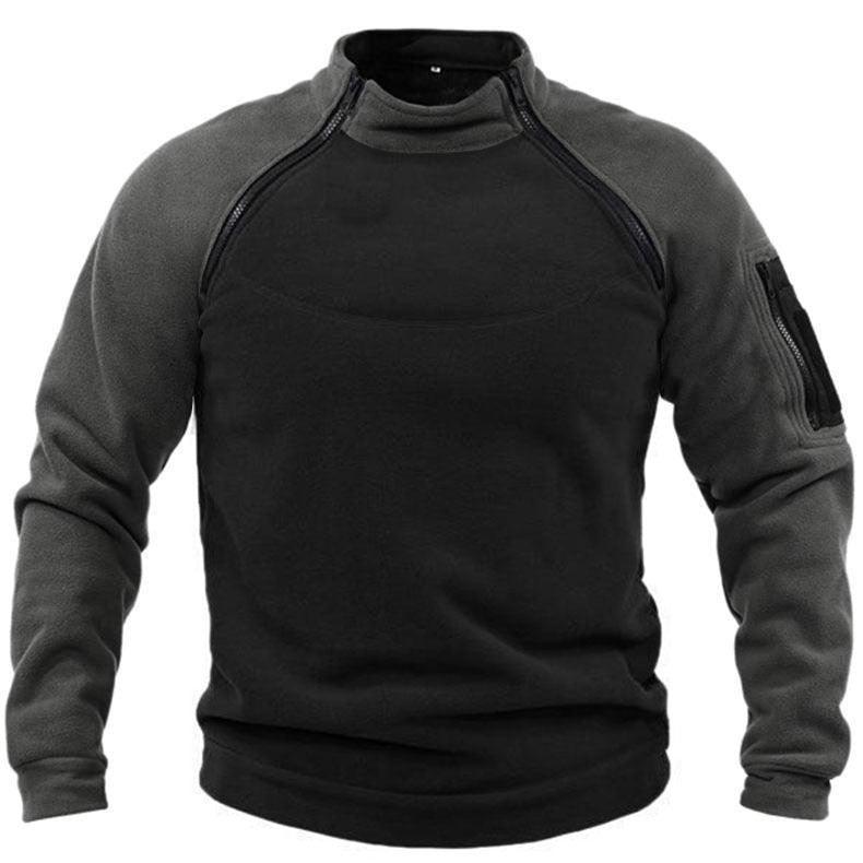 Mens Shawl Collar Cardigan – Warm Fleece Pullover Winter Sweater