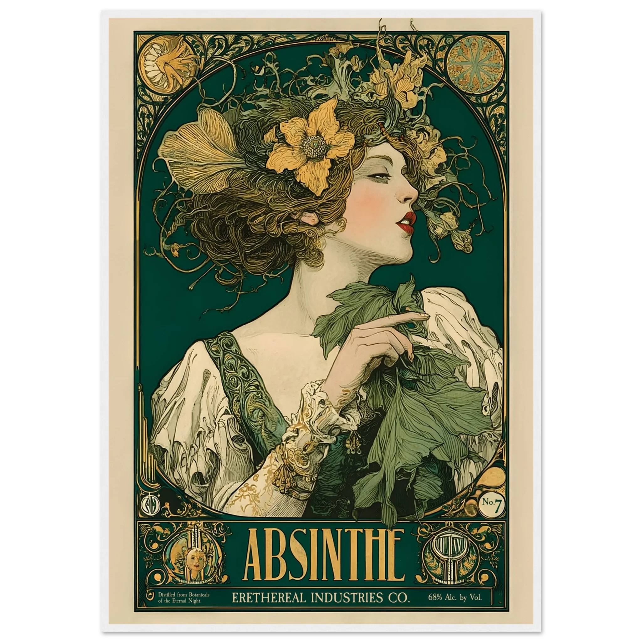 L’Absinthe d’Ombre - Poster & Framed Print