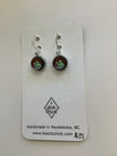 Green+Purple Mountains Dangle Earrings - Sick Chick (Revelstoke, BC)