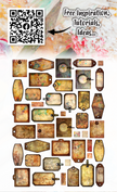 AALL and Create - Ephemera Die-Cuts - Sepia Serenity