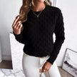Pullover Round Neck Long Sleeves Knitwear Cashmere sweater Top women