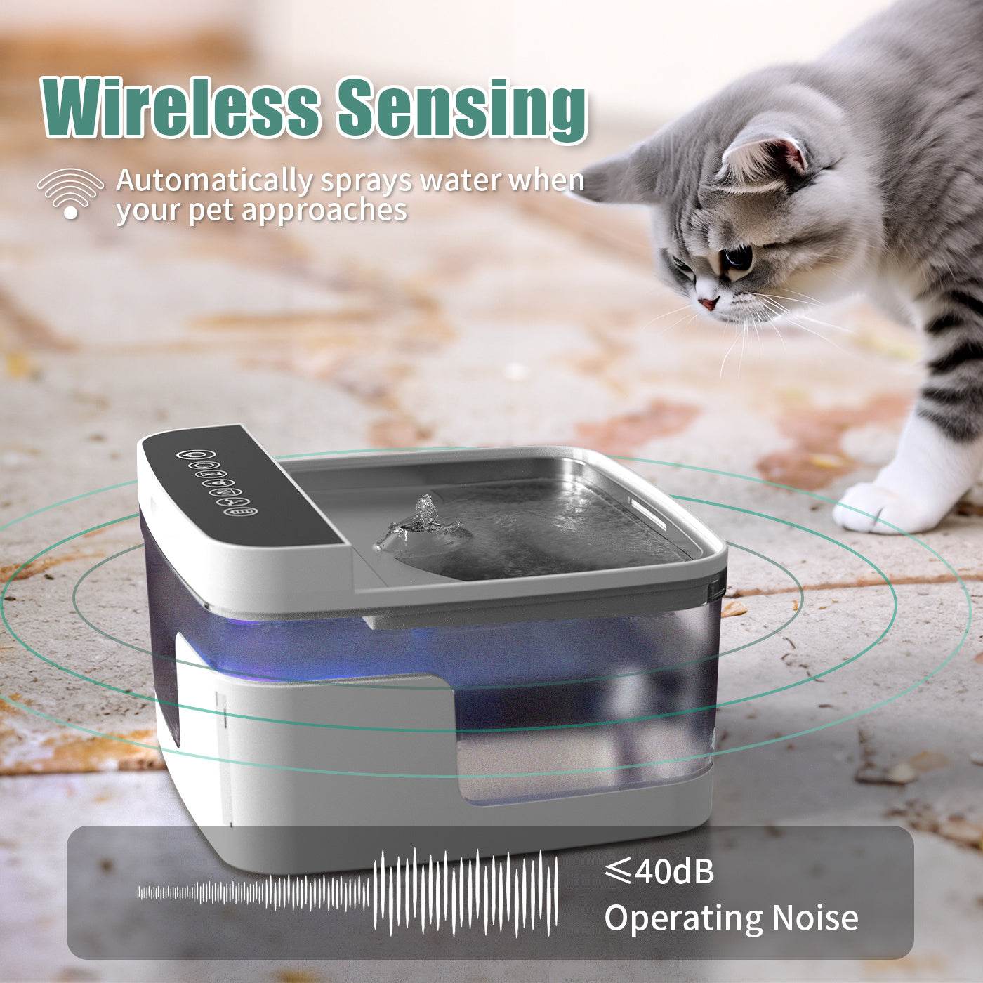 Pet Cat Dog Water Dispenser