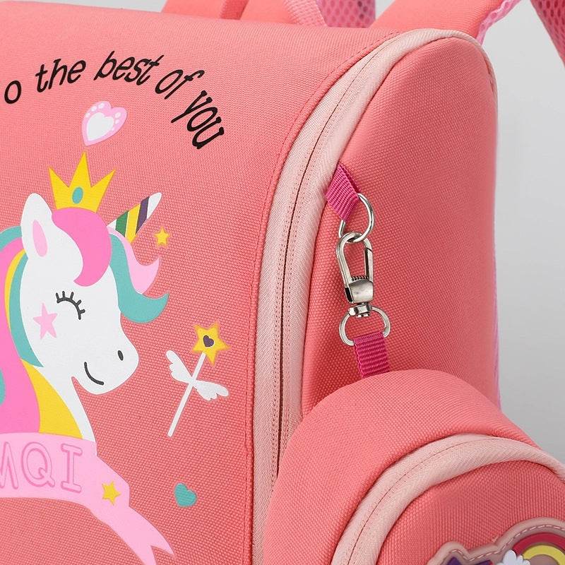 Primary School Children Cute Cartoon Backpack Kids Back support School Bag