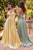 9 color available of the SOFT SATIN A-LINE DRESS