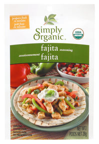 Simply Organic - Fajita Seasoning Mix (28g)