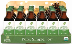 Simply Organic - Vanilla Counter Display (1disp)
