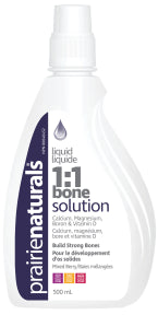 Prairie Naturals Health Products - Liquid Ionic Bone solution 1:1 (500ml)