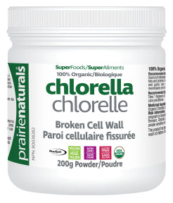 Prairie Naturals Health Products - Organic Chlorella - Powder (200g)