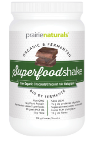 Prairie Naturals Health Products - Super Food Shake - Dark Chocolate (512g)