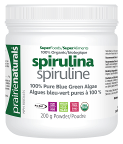 Prairie Naturals Health Products - Organic Spirulina - Powder (200g)