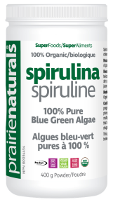 Prairie Naturals Health Products - Organic Spirulina - Powder (400g)