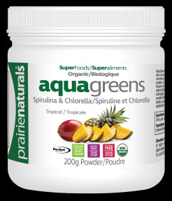 Prairie Naturals Health Products - Organic Aqua Greens - Tropical (200g)