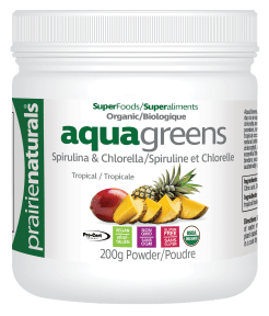 Prairie Naturals Health Products - Organic Aqua Greens - Tropical (200g)