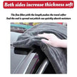 KLCB No-streak, No-scratch, No-water-stain Car Drying Towel Premium Microfiber Double-twist Pile With No Edge Design For Quick And Easy Drying