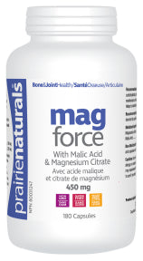 Prairie Naturals Health Products - Mag Force (180caps)