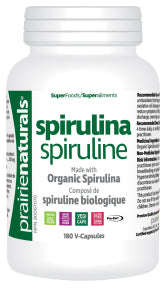 Prairie Naturals Health Products - Organic Spirulina (180vcap)