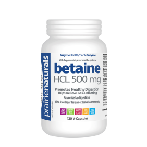 Prairie Naturals Health Products - Betaine HCL - Healthy Digestion (120vcap)