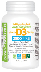 Prairie Naturals Health Products Inc. - Vegan Vitamin D 2500IU
