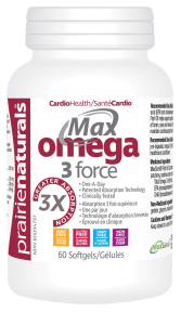 Prairie Naturals Health Products - Max Omega 3 Force (60sg)