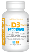 Prairie Naturals Health Products - Vitamin D3 2500 IU (90sg)