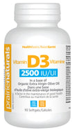 Prairie Naturals Health Products - Vitamin D3 2500 IU (90sg)