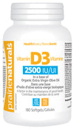 Prairie Naturals Health Products - Vitamin D3 2500 IU (180sg)