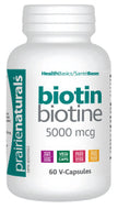 Prairie Naturals Health Products - Biotin 5000mcg (60vcap)