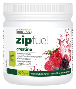Prairie Naturals Health Products - ZipFuel Creatine - Wild Berry Burst (300g)